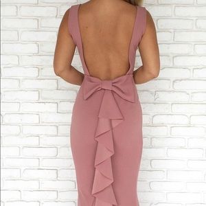 Mauve Floor Length Dress